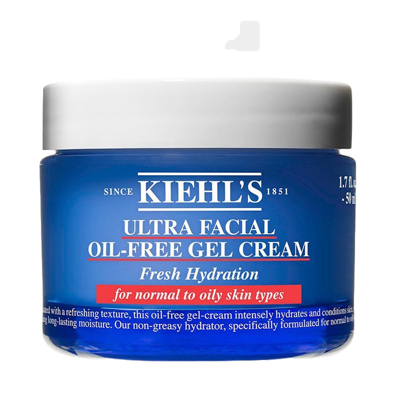 [混油皮挚爱] Kiehl's科颜氏 高保湿果冻清爽面霜 清爽版蓝罐 50ml 保湿补水 滋润养肤清爽控油