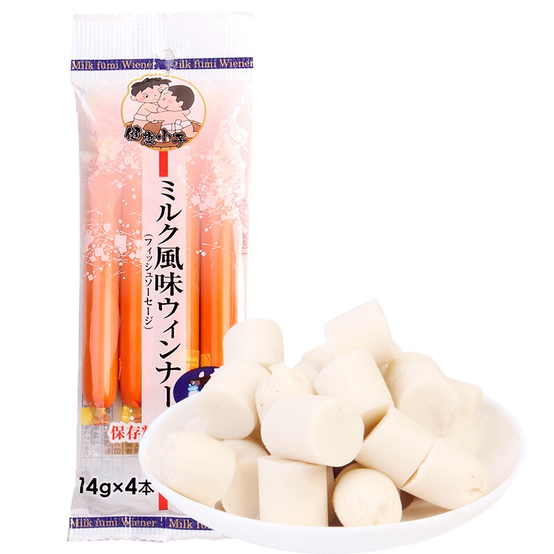 健康小子牛奶鱼肉肠海产品14g*4根/袋