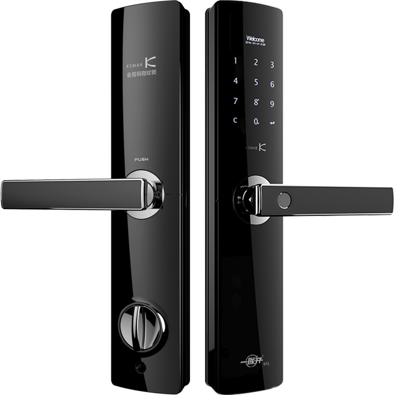 金指码K51一握开指纹锁家用防盗门智能门锁密码锁 2018全新首发旗舰款 更安全更智能