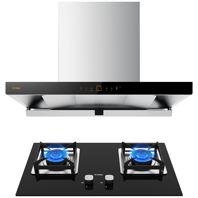 方太(FOTILE)欧式24立方下潜环吸云魔方挥手智控触控抽油烟机燃气灶具烟灶套餐EMQ7+HT8BE.S
