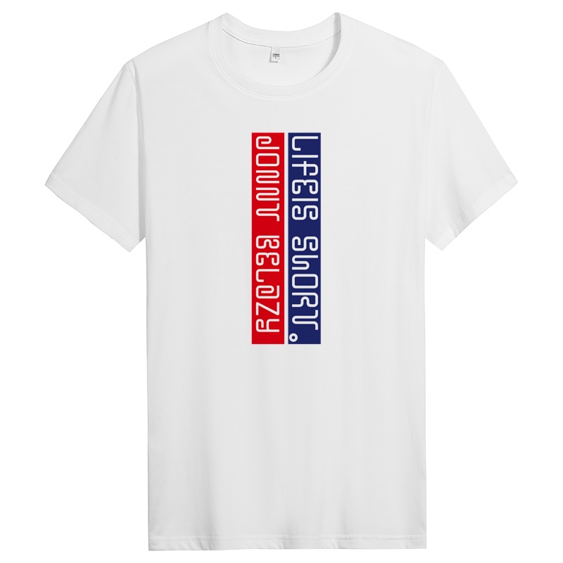 纯棉短袖t恤男潮流夏季体恤圆领男士半袖宽松男生修身 DT10338