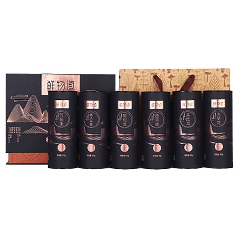 鲜物道 山味组合 山珍套餐800g