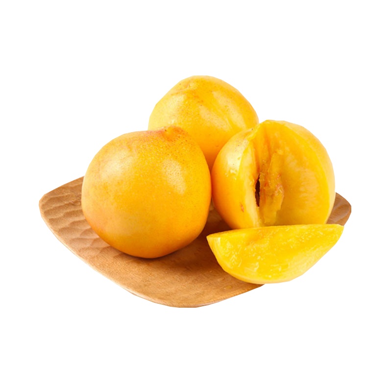 [五个农民]山东蒙阴黄金油桃 脆甜黄油桃4.5-5斤装应季新鲜水果桃子