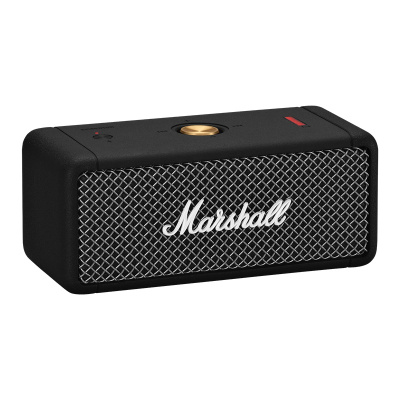 马歇尔(Marshall)EMBERTON音箱 黑色 便携式无线蓝牙家用户外防水小音响 重低音炮小钢炮