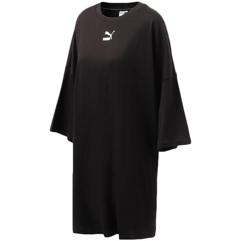 PUMA彪马旗舰女装运动服休闲圆领短袖连衣裙532285
