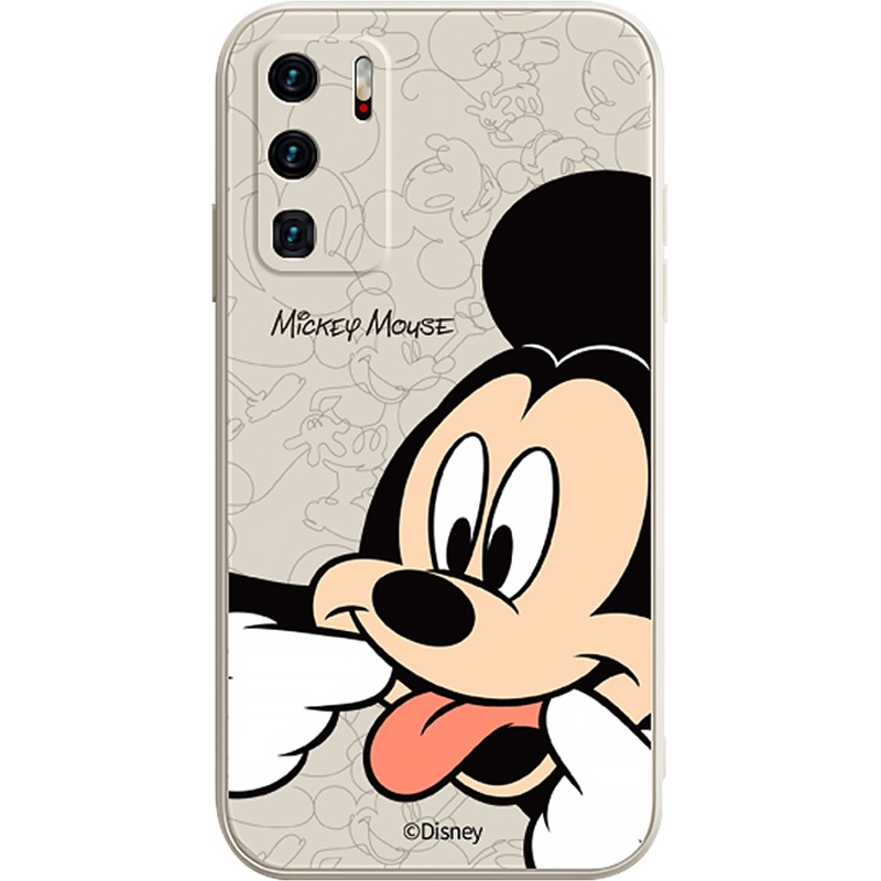 艾思度迪士尼华为p40pro手机壳p40硅胶卡通网红液态防摔保护套