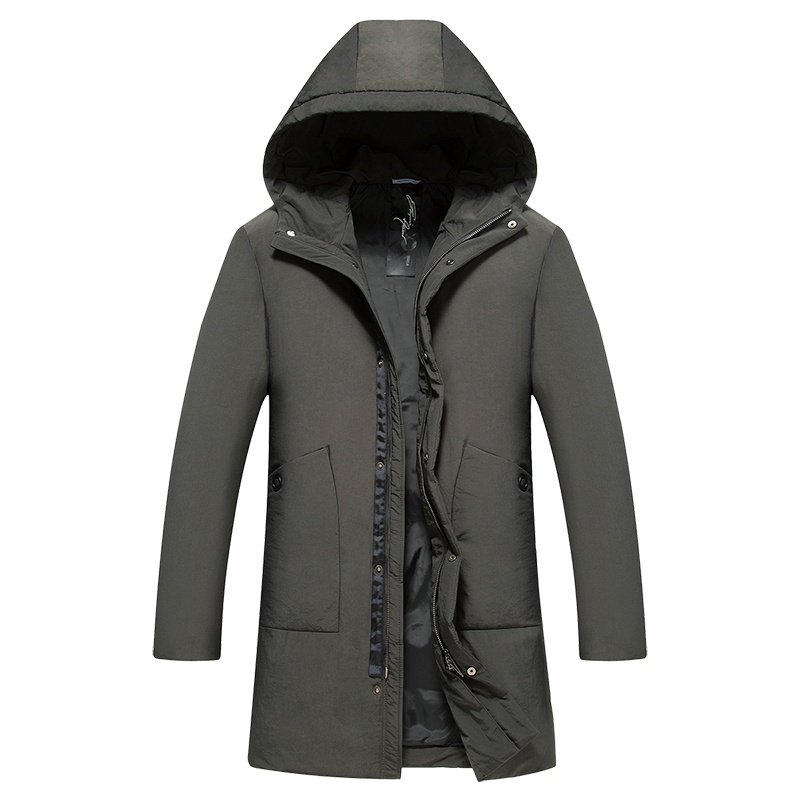 迪伽默 意大利VDG 中长款连帽90绒百搭时尚休闲羽绒服