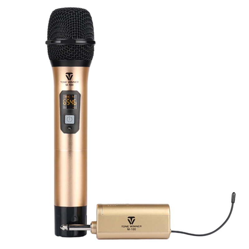 Winner/天逸M-100无线话筒动圈式U段一拖一家庭专业KTV手持麦克风 会议系统