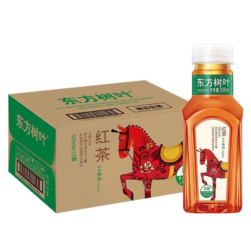 农夫山泉东方树叶红茶335ml*15瓶整箱
