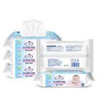 littleANGEL 宝宝手口专用带盖湿巾100片*5包