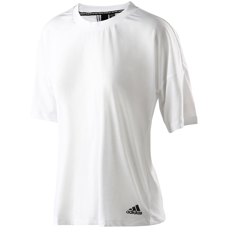 【自营】阿迪达斯女服短袖T恤运动休闲服装EB3821