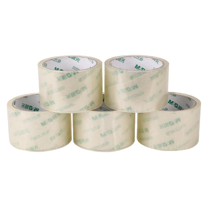 晨光 AJD97332 宽胶带 透明胶带 打包胶带 60mm*40y 5筒装