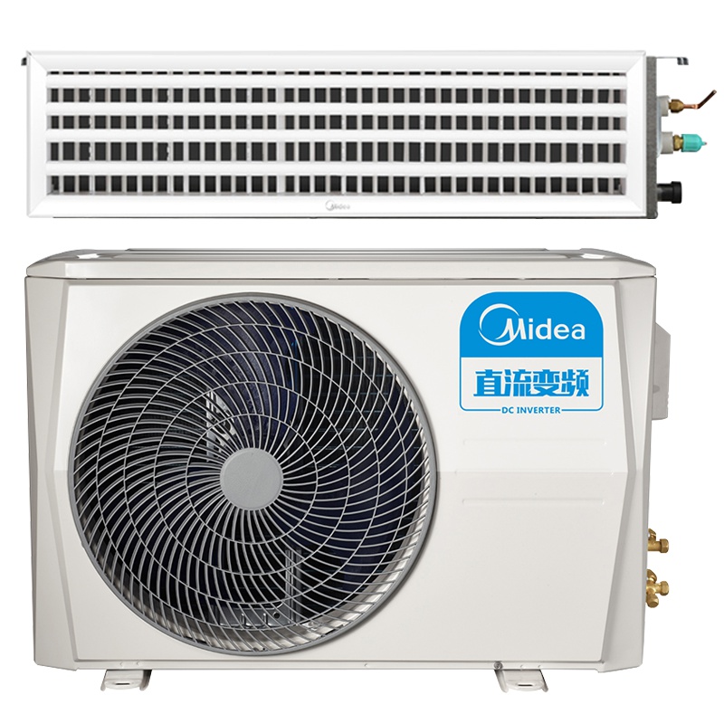 美的风管机一拖一 2匹家用中央空调 变频 0元安装 GRD51T2W/BP2N1-TR