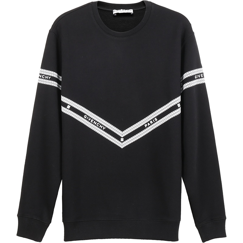 GIVENCHY 纪梵希 男士 棉质圆领长袖卫衣运动衫 BMJ08230AF