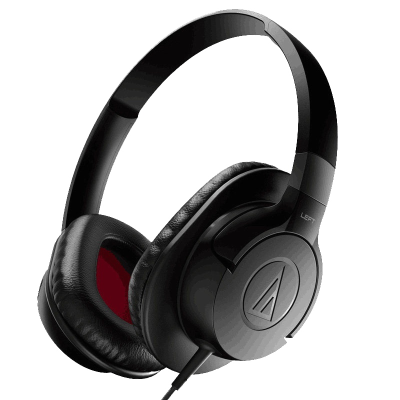 Audio Technica/铁三角 ATH-AX1iS 黑色 有线带线控麦游戏音乐头戴耳机