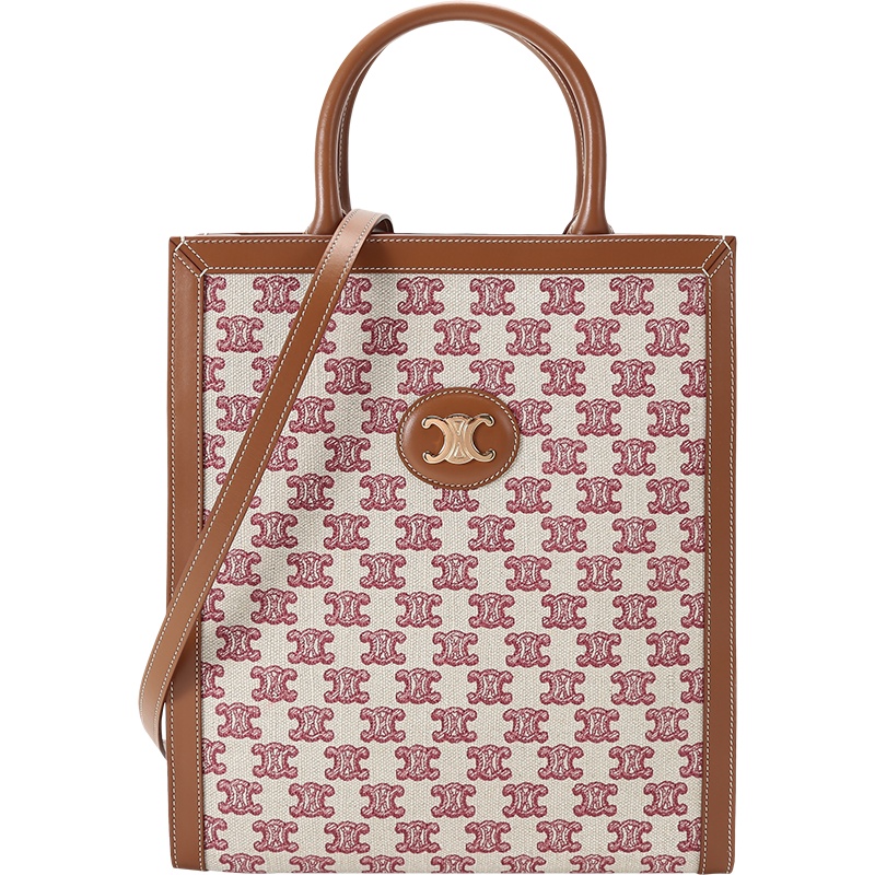 CELINE 赛琳 女士 织物配皮CABAS手提单肩斜挎包194352CS8