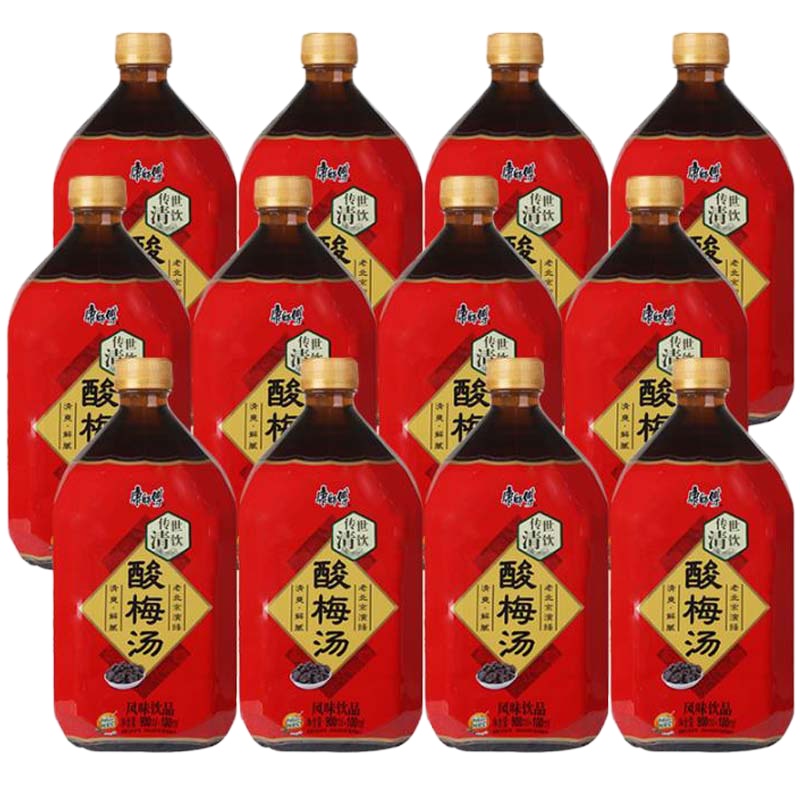 康师傅 酸梅汤 1000ml/瓶 12瓶/箱 (5箱)