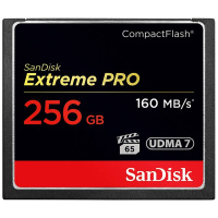 【免邮】闪迪(SANDISK)ExtremePro(256G) 1000X CF存储卡(160M/S) 相机闪存卡