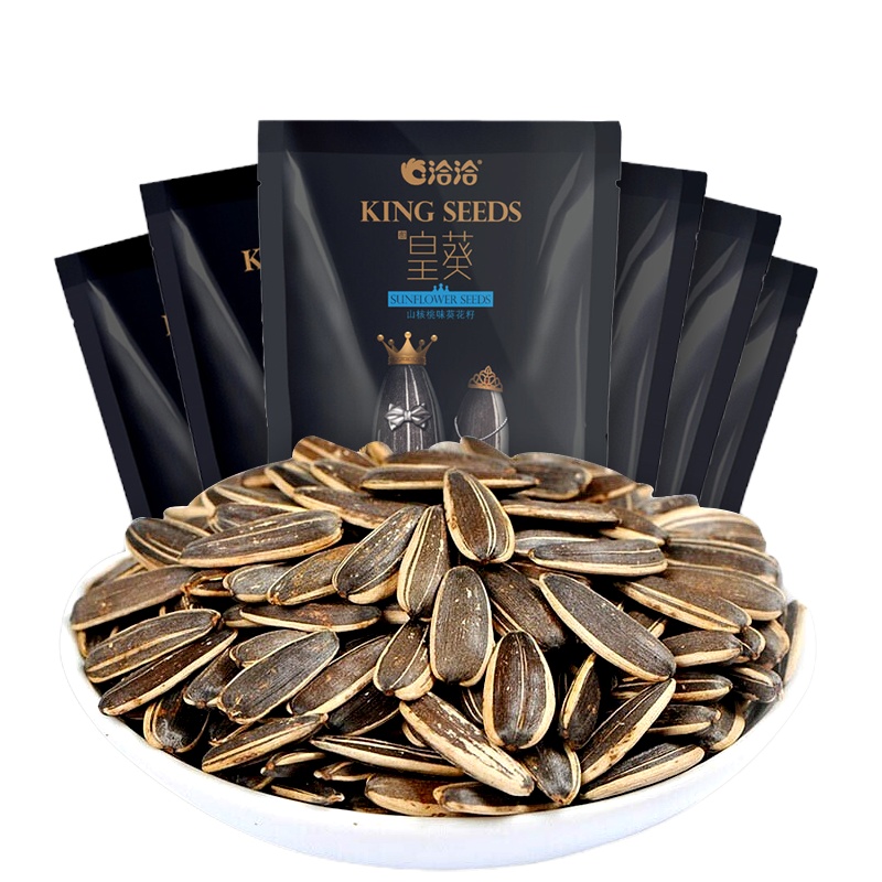 洽洽皇葵瓜子山核桃味恰恰瓜子葵花籽坚果炒货零食自营小吃110g*6袋110g*6袋