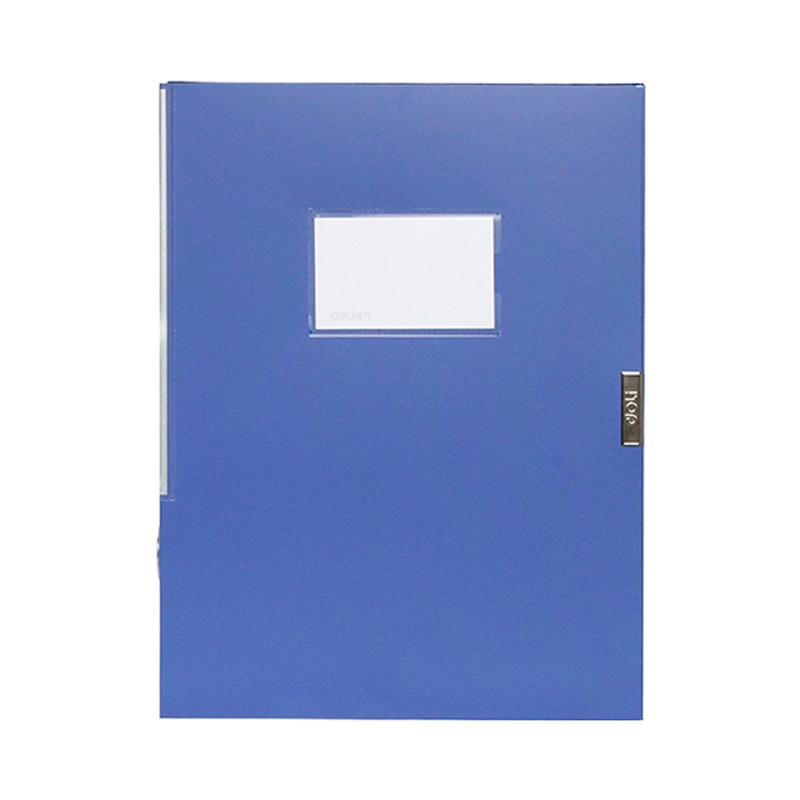 得力(deli) 档案盒5682 A4 35mm 蓝色 单只装(起订量不足10只不发货)(J)