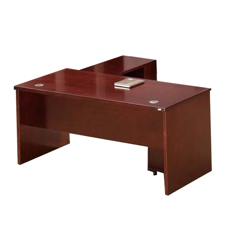 经典系列班台WK812 2000*1000*760优质天然胡桃木皮饰面