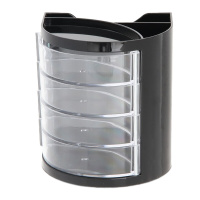 得力(deli) 9133 四层创意笔筒 黑色(一个装)