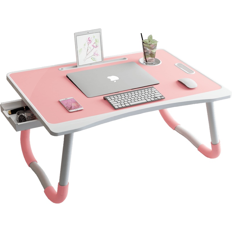 可折叠小桌子阿斯卡利床上电脑桌大学生宿舍上铺懒人家用寝室简约学习书桌