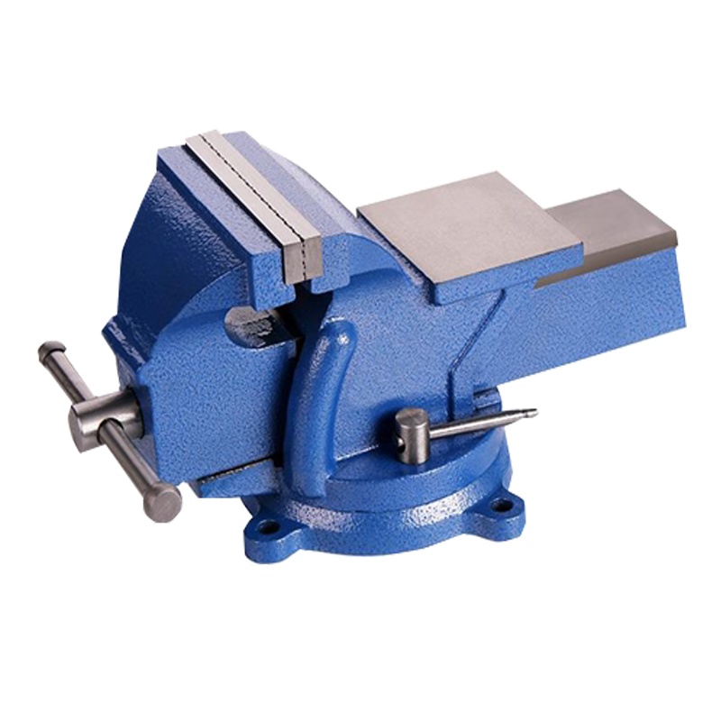 虎钳古达工作台重型铸钢多功能龙门钳铁砧万向台钳360度侧顶夹具钳 法式4寸-[加重型]