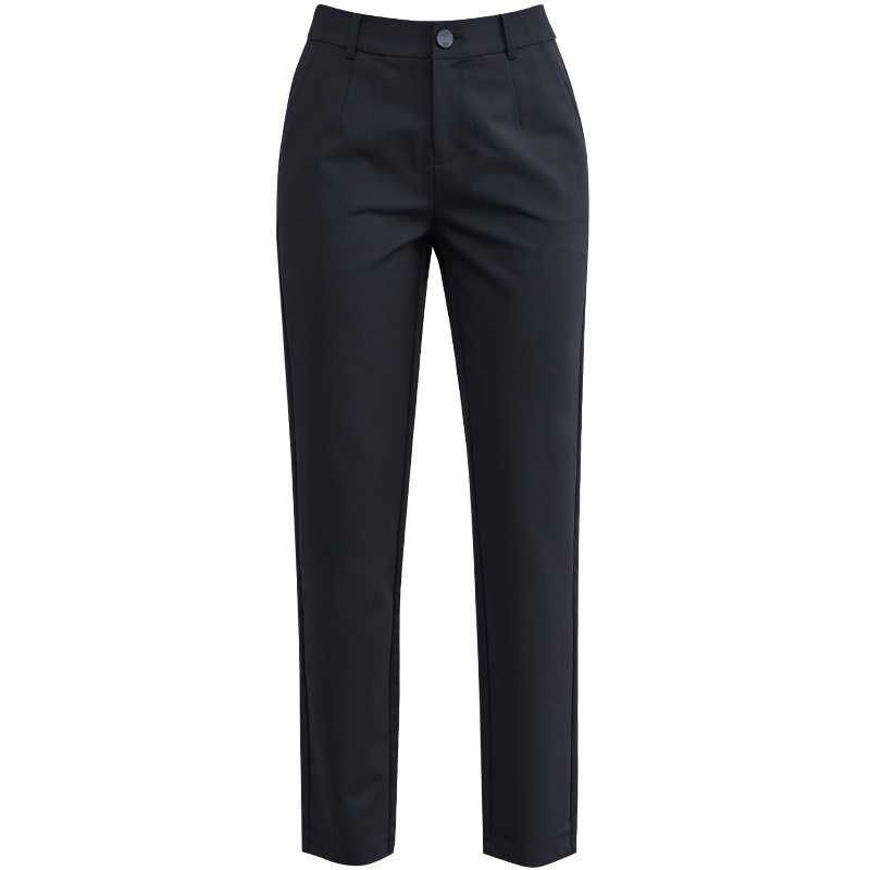 娅丽达女裤2019夏季新款直筒裤女修身显瘦西裤薄款休闲小脚长裤I2302