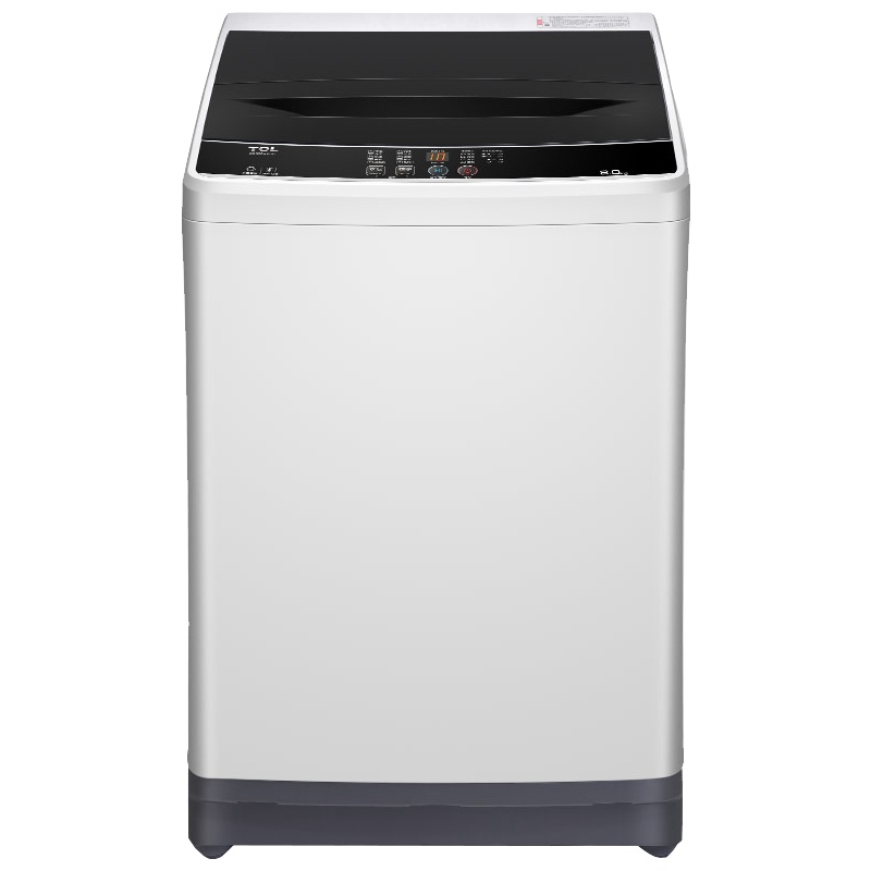 TCL 8公斤 全自动波轮家用洗衣机 金属机身 一键脱水 24小时预约 护衣内筒 XQB80-1578NS