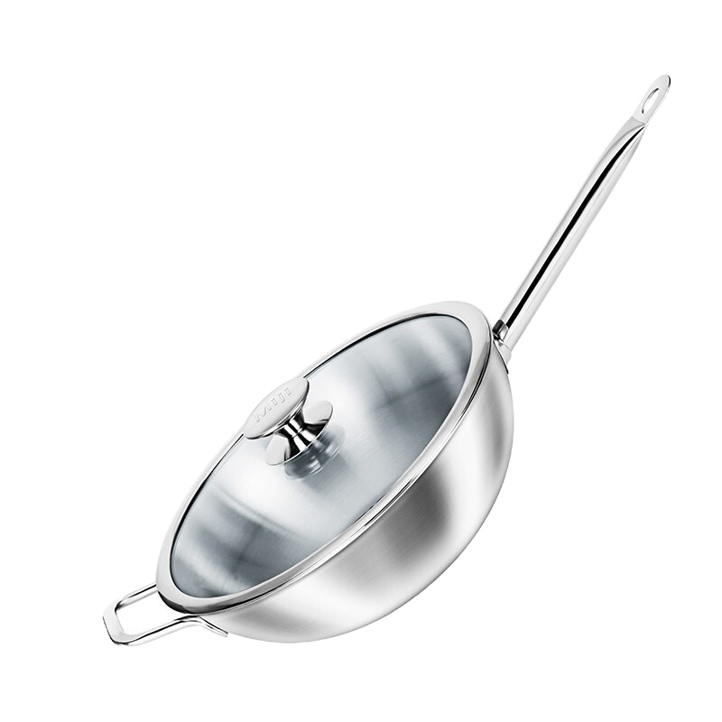 Miji 星河30cm炒锅不锈钢锅 MH-NOVA30-G\CN