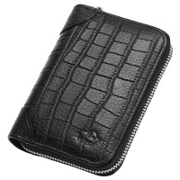 美洲野牛男士卡包真皮大容量银行潮套超薄多卡位印花风琴男卡片包