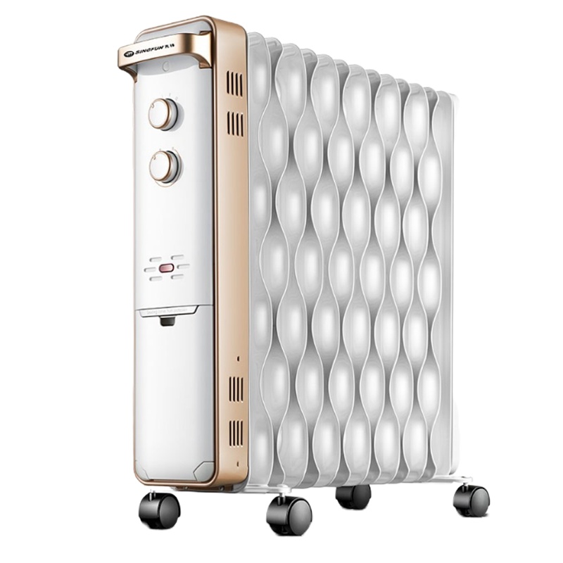 先锋(SINGFUN)取暖器CY55MM-15/DS1555家用电暖器14片热浪2200W速热电暖气油汀 倾倒断电保护
