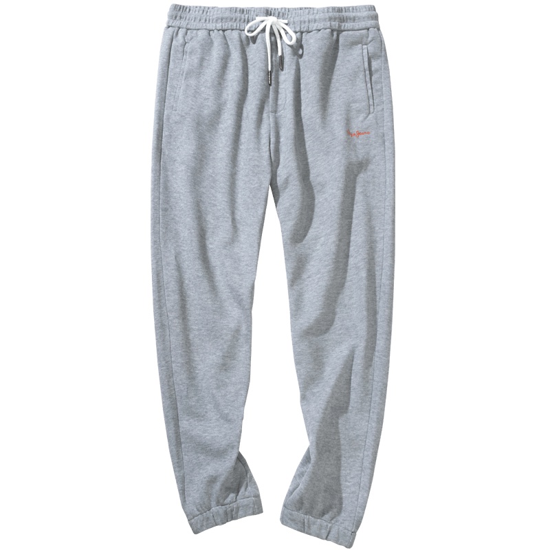 千纸鹤裤子男2019秋季新款韩版潮流小脚束脚九分休闲裤男潮90358