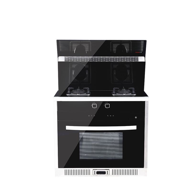 培恩蒸箱集成灶JJZY/T-C1ZGX一级能效5.0KW燃气灶具天然气/液化气电热自动清洗60L蒸箱环保一体灶烟机防火墙