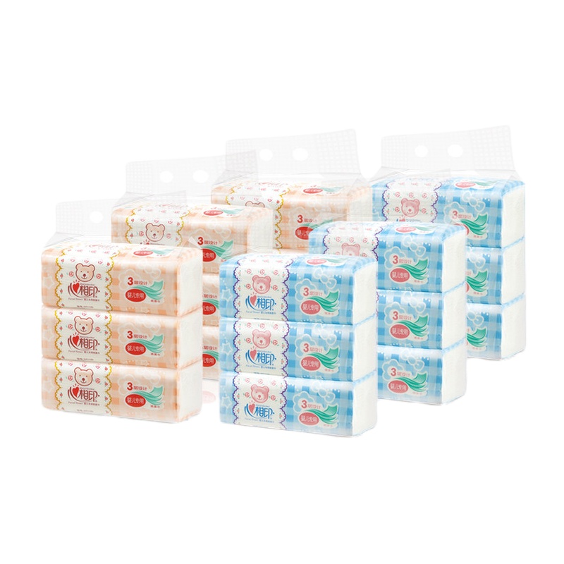 心相印 DT1120婴儿抽纸巾无香纸抽卫生纸儿童纸巾 18包整箱装 bd