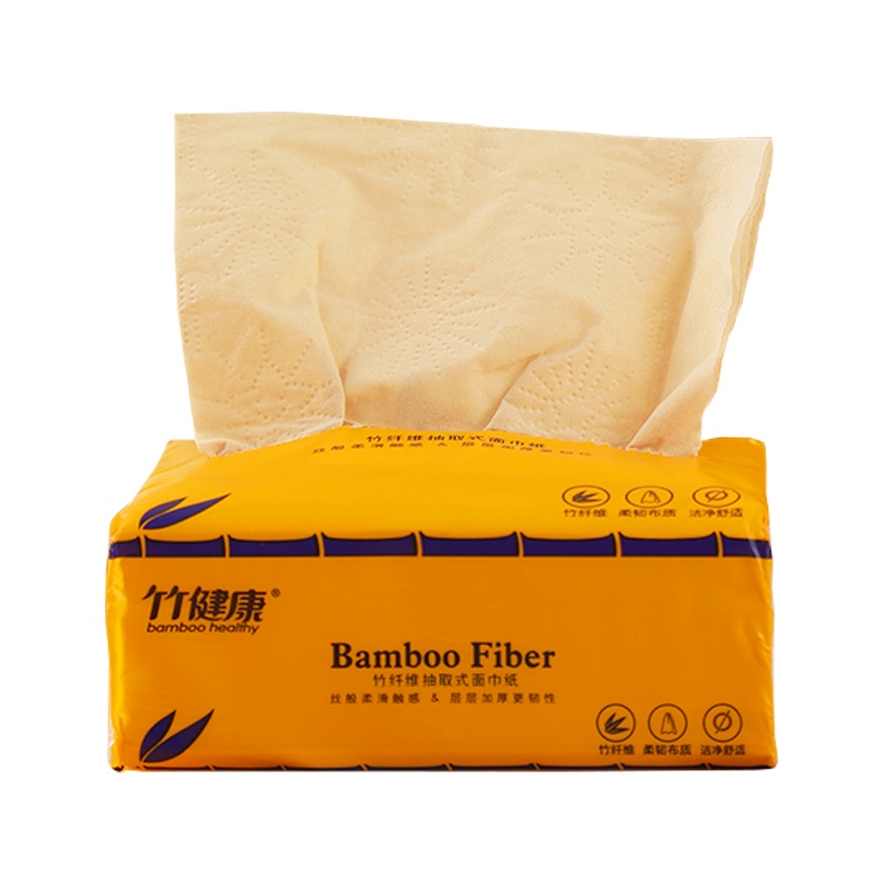 翠竹母婴抽纸 240张*4层柔厚 婴儿面巾纸无添加原生木浆