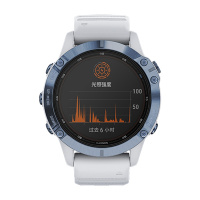 佳明 GARMIN fenix6PVD蓝钛太阳能旗舰版钛合金表圈GPS心率手表专业户外智能运动血氧北斗高度计多功能腕表