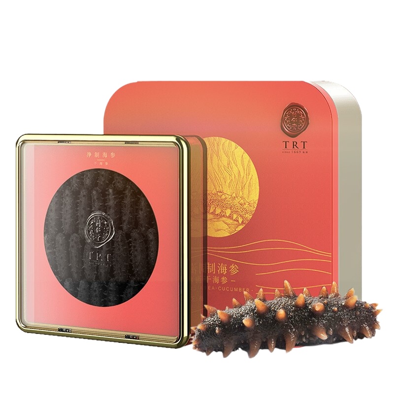 北京同仁堂大连净制淡干海参320g辽参礼盒