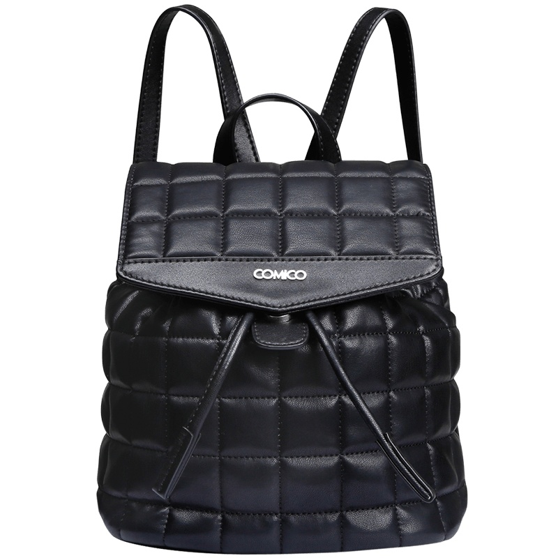 COMICO高美高女款低调奢华菱格背包女包双肩包C8294