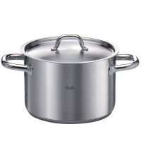 德国菲仕乐/Fissler 家庭系列16cm双耳汤锅不锈钢锅奶锅煮锅炖锅 304不锈钢防滴漏边缘电炉电磁炉电陶炉燃气炉用