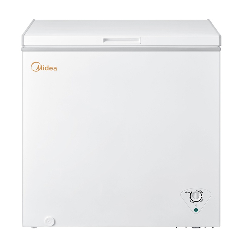 美的(Midea)203升 单温卧式冷柜 家用冰柜 冷藏冷冻转换柜 顶开门冷柜 一级能效 BD/BC-203KM(E)