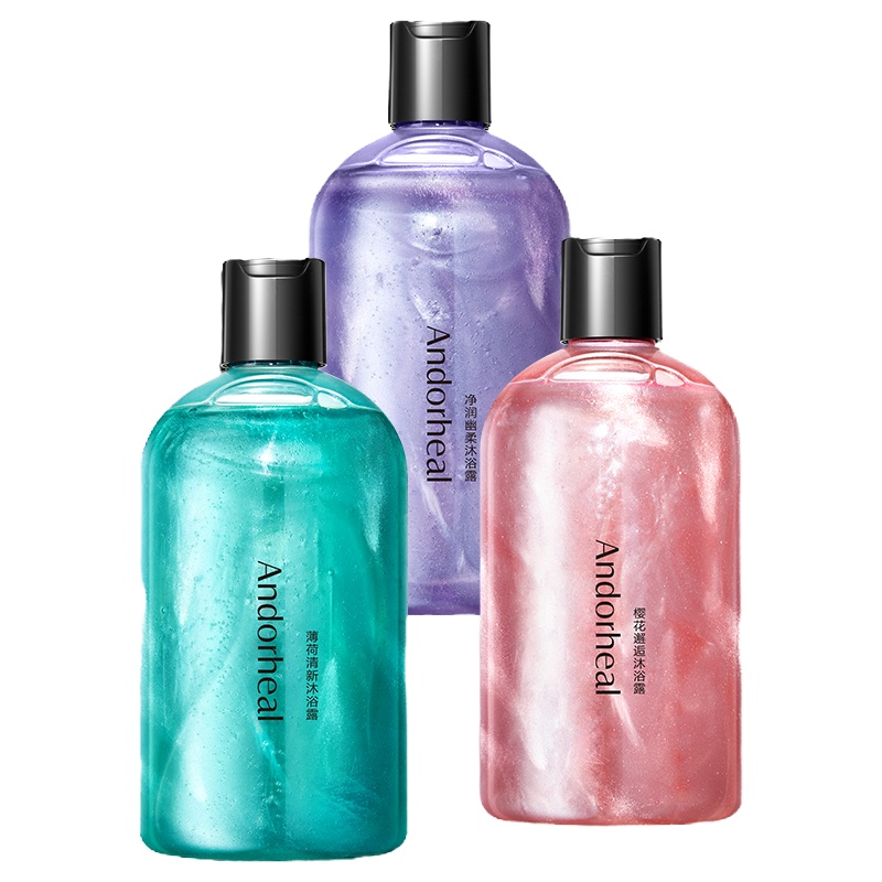 [拍三件69元]抖音小红书同款Andorheal澜笛若慕星空幻彩流沙沐浴露持久留香滋润肤保湿补水沐浴露提亮学生男女