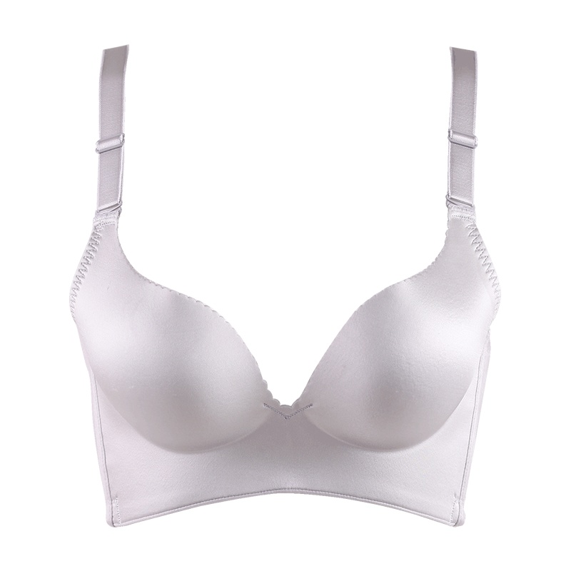 都市丽人光面无痕不变形无束缚无钢圈3/4中厚杯文胸胸罩女士内衣2B6521