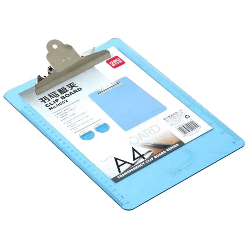 得力板夹 得力9252 A4板夹书写板夹垫板书写垫板