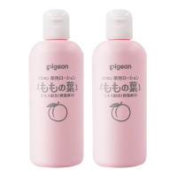 [日期2026年7月]原装进口日本贝亲PIGEON桃子水婴幼儿桃叶精华液体爽身粉 宝宝儿童爽身露200ml*2