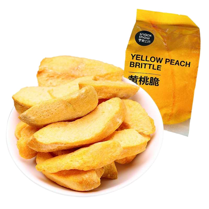 零食工坊黄桃脆(定型)18g 香脆 清淡不腻 无添加