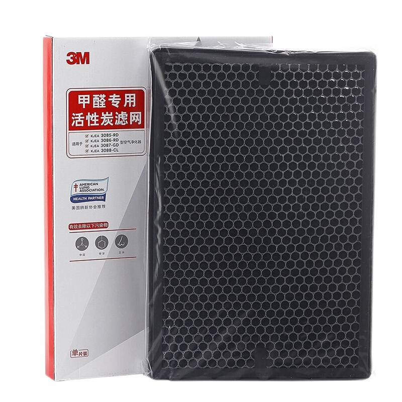 3M空气净化器KJEA3085 KJEA3086 KJEA3087 KJEA3088替换滤网滤芯 MFAF308-2活性