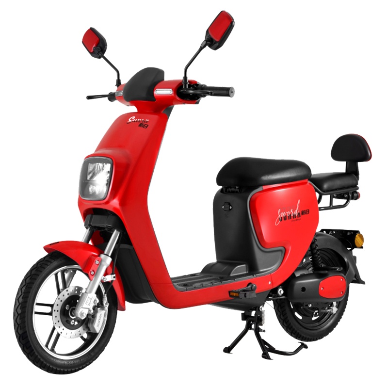 新日（Sunra）电动车 新国标 风迈S2 电动自行车 48V锂电成人电瓶车 男女式助力踏板车轻便代步车 哑光魔力黑