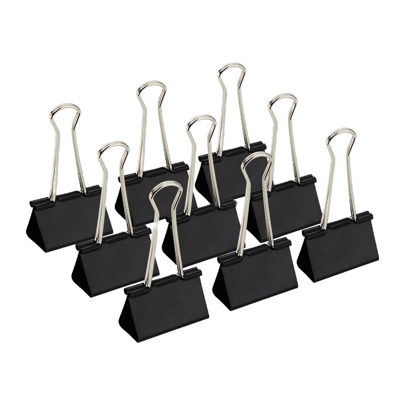 晨光(M&G) ABS92732 Eplus系列黑色50mm长尾夹 12只/筒 单筒装 单筒价格 黑色